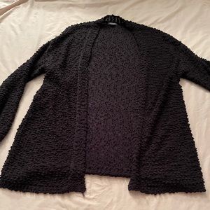 Black long sleeve cardigan